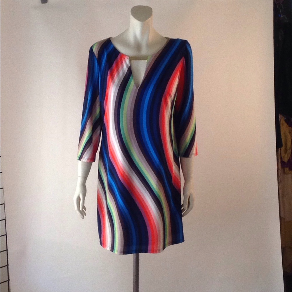Trina Turk multicolor shift dress